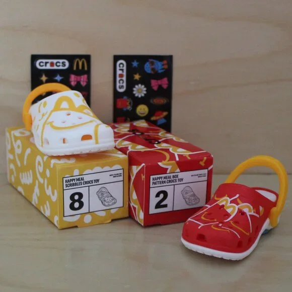 McDonald's Crocs Happy Meal 2024 Toy #2 & #8 - Picture 1 of 5